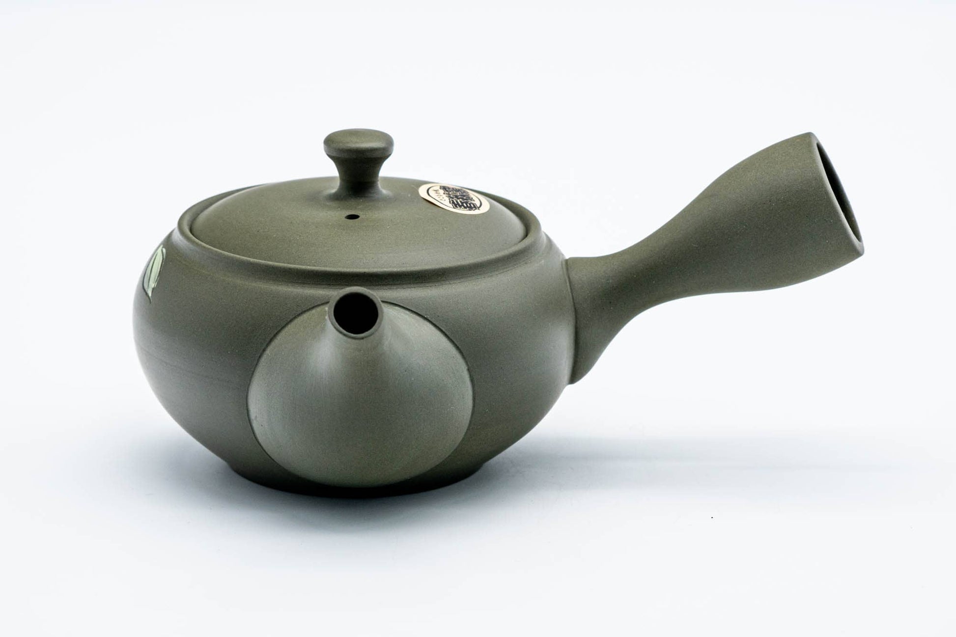 Japanese Kyusu - 春秋窯 Shunju Kiln - Camellia Ryokudei Tokoname-yaki Ceramic Teapot - 220ml