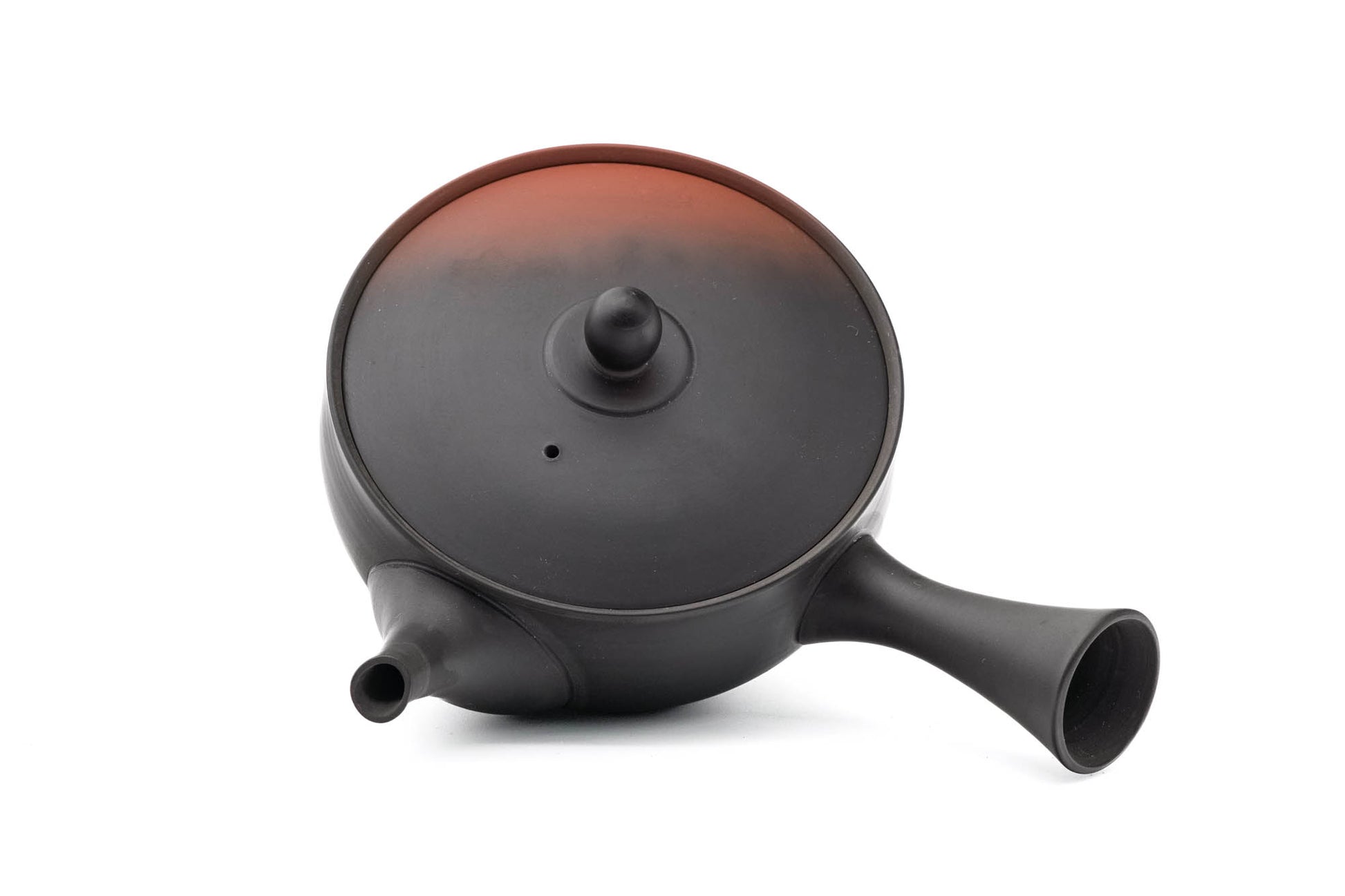 Japanese Kyusu - 岩瀬弘二 Iwase Kōji - Black Red Yōhen Tokoname-yaki Teapot - 250ml