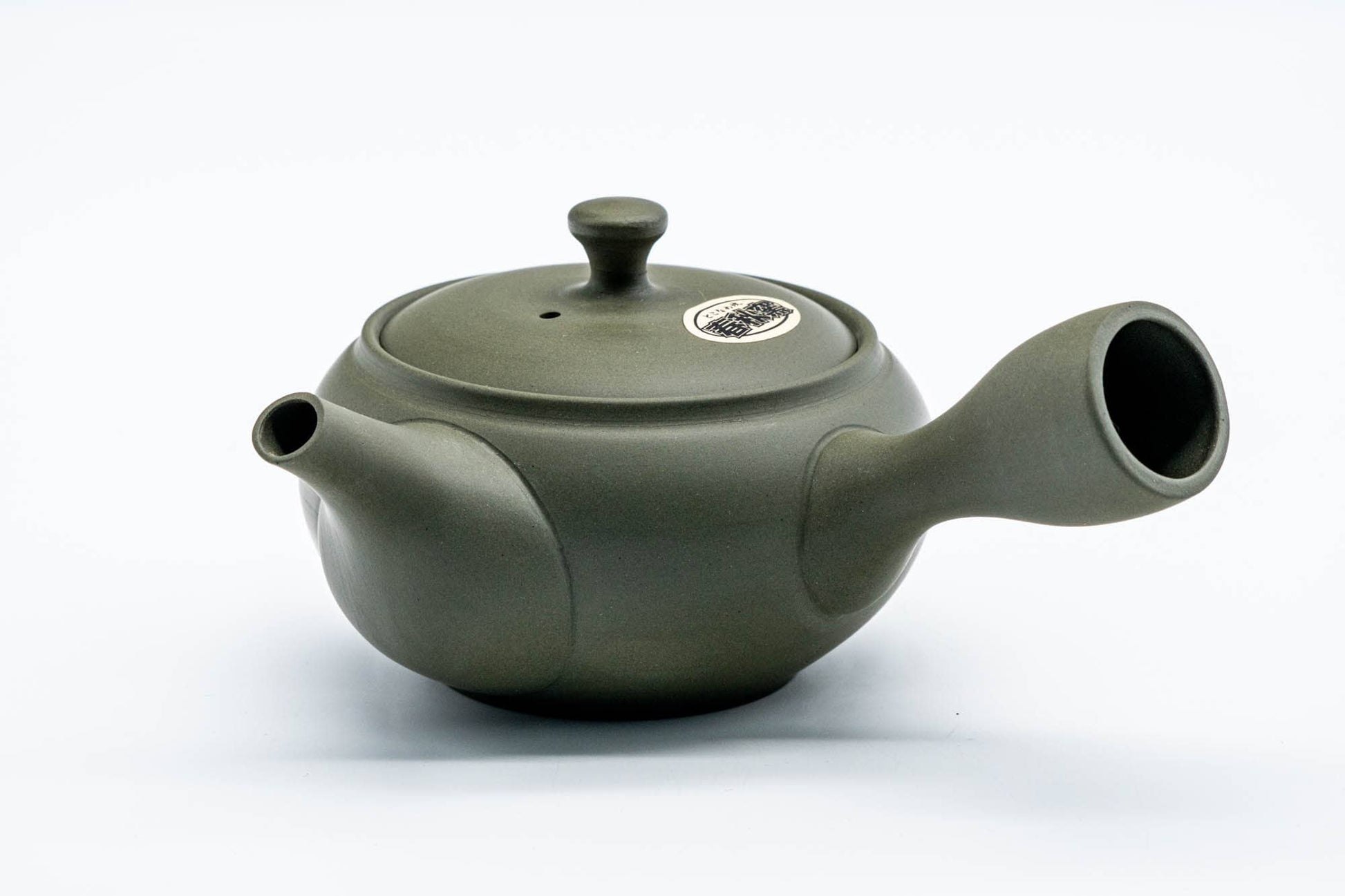Japanese Kyusu - 春秋窯 Shunju Kiln - Camellia Ryokudei Tokoname-yaki Ceramic Teapot - 220ml